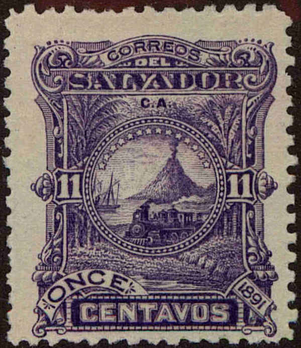 Front view of Salvador, El 52 collectors stamp