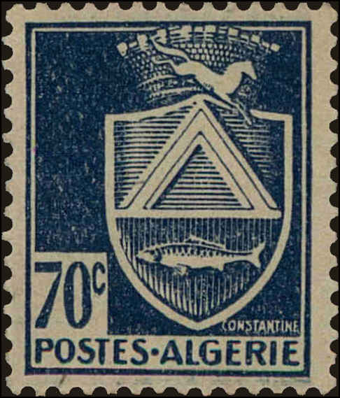 Front view of Algeria 151 collectors stamp