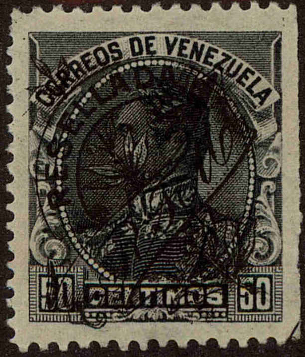 Front view of Venezuela 153 collectors stamp