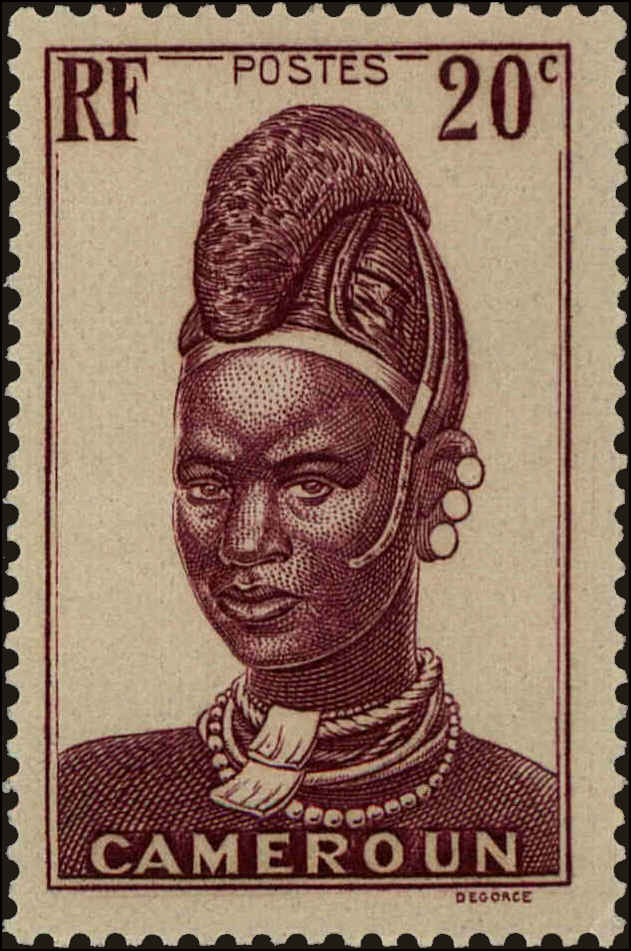 Front view of Cameroun (French) 231 collectors stamp