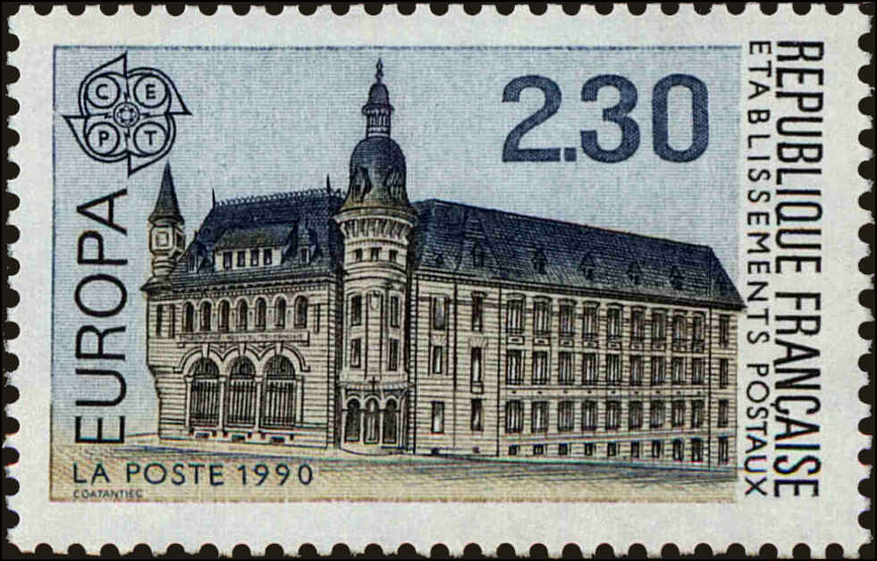 Front view of France 2218 collectors stamp