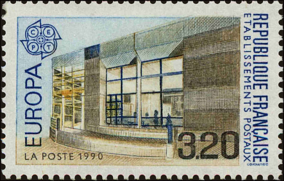 Front view of France 2219 collectors stamp