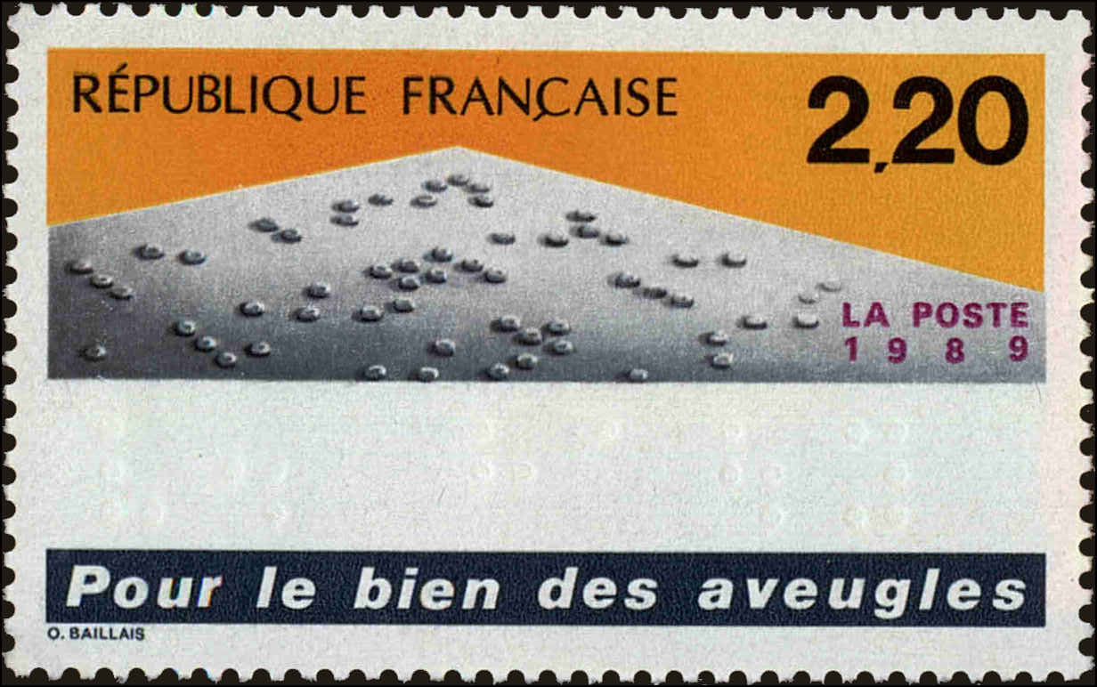 Front view of France 2140 collectors stamp