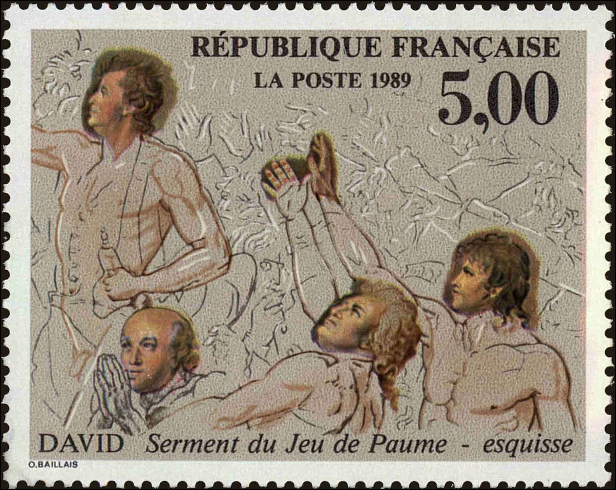Front view of France 2161 collectors stamp