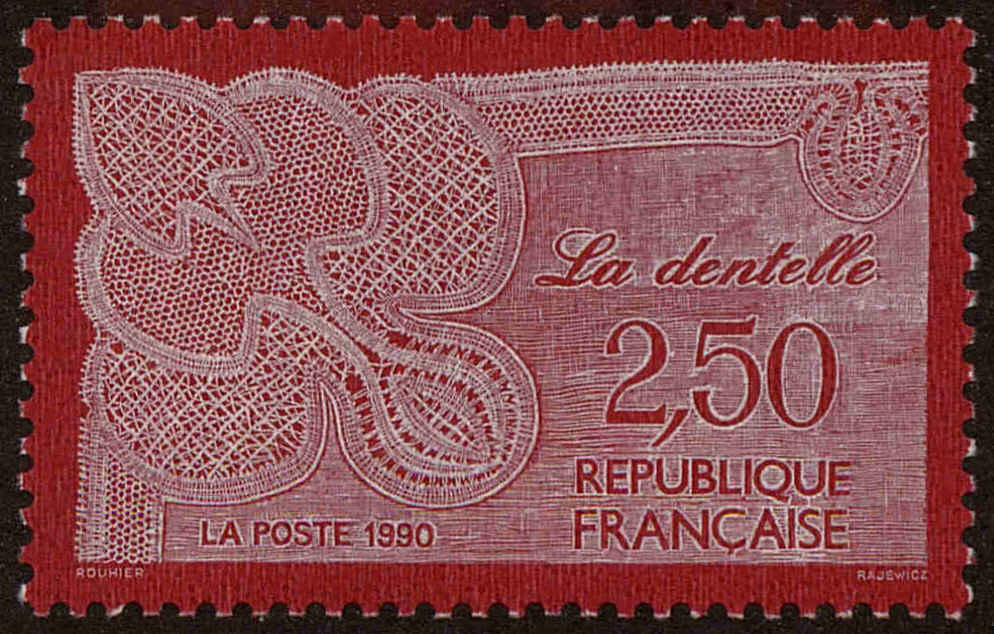 Front view of France 2205 collectors stamp