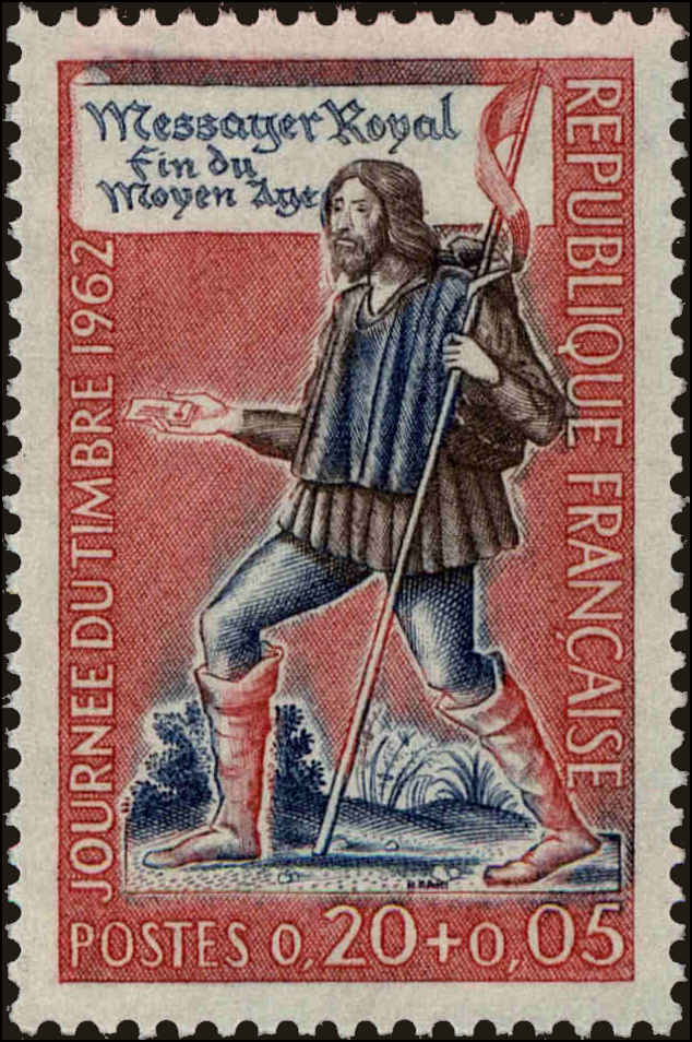 Front view of France B358 collectors stamp