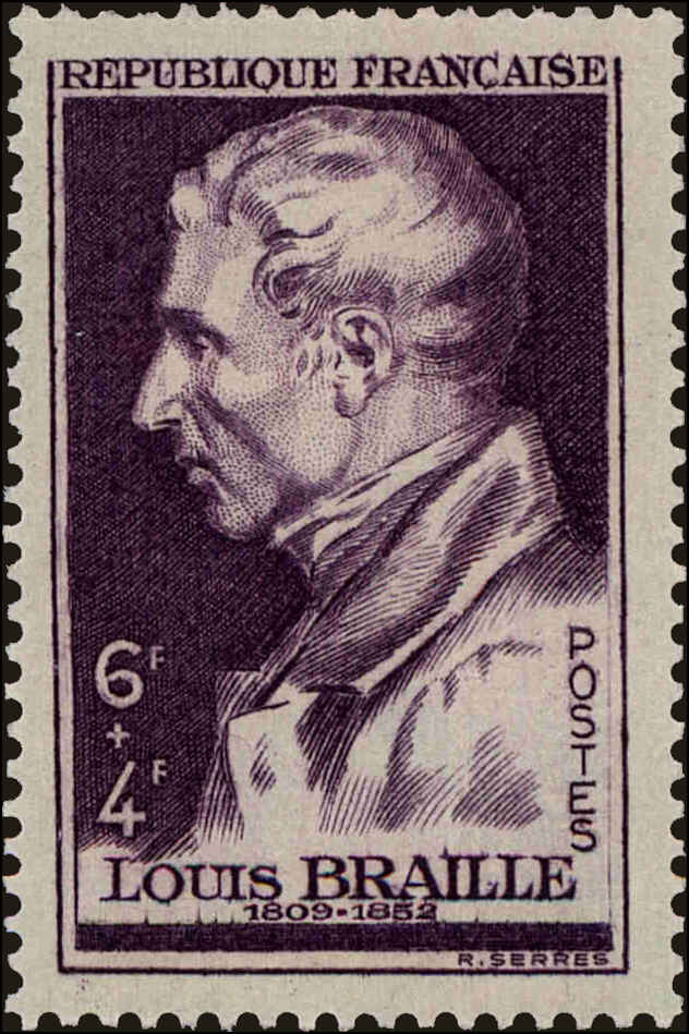 Front view of France B222 collectors stamp