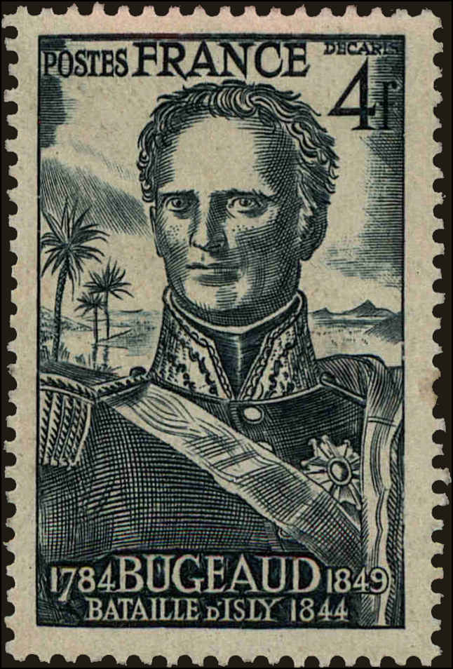 Front view of France 497 collectors stamp