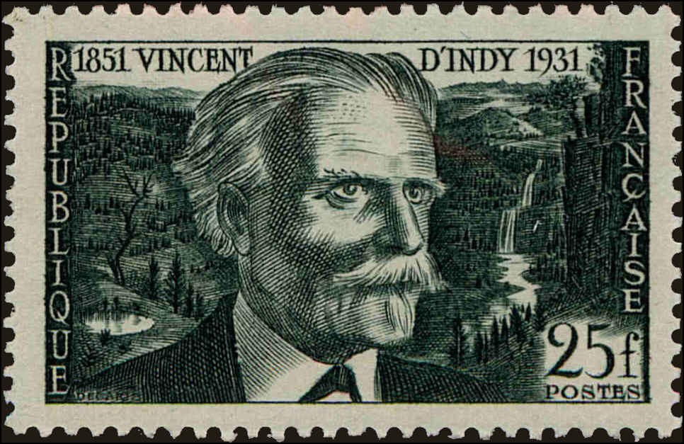 Front view of France 648 collectors stamp