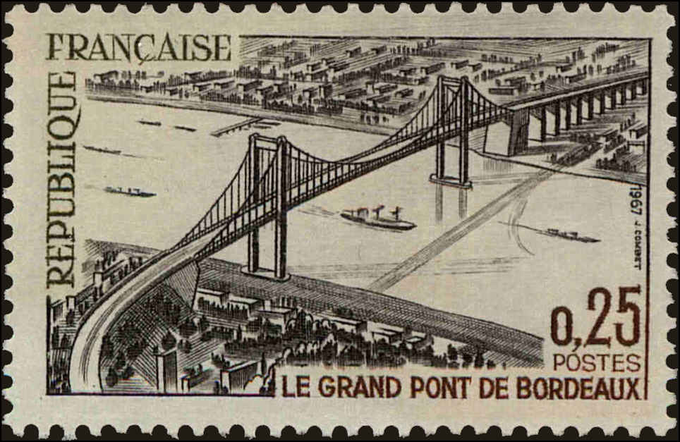 Front view of France 1180 collectors stamp