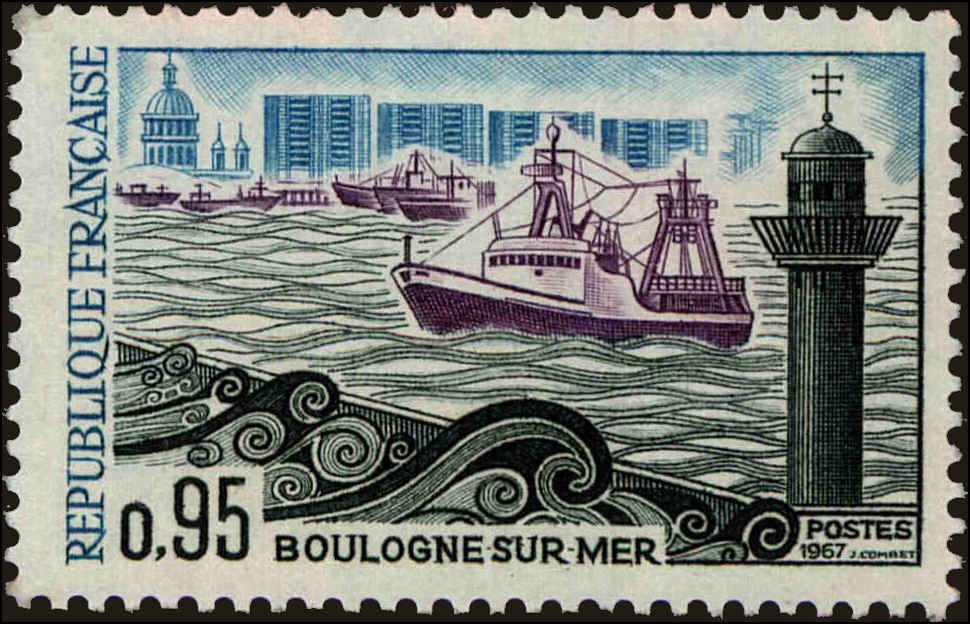 Front view of France 1189 collectors stamp