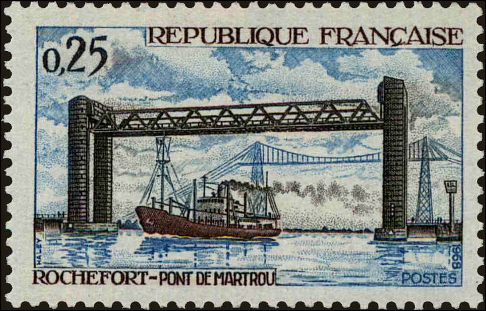 Front view of France 1217 collectors stamp