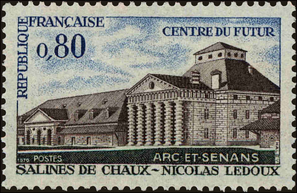 Front view of France 1285 collectors stamp