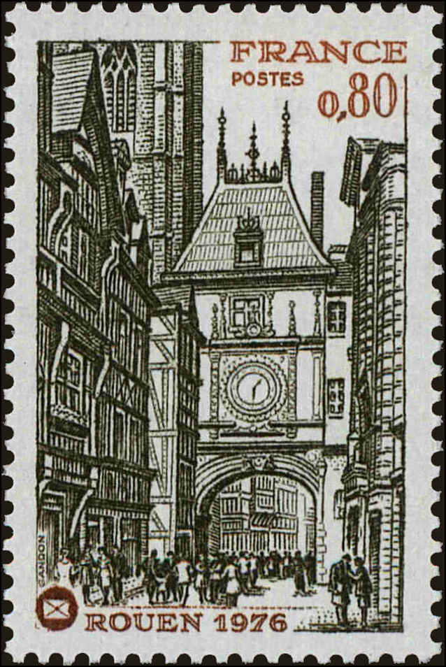 Front view of France 1476 collectors stamp