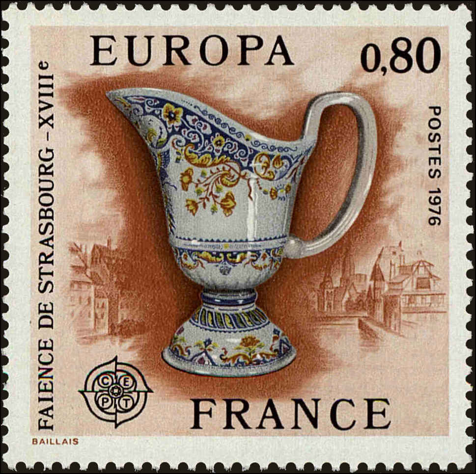 Front view of France 1478 collectors stamp