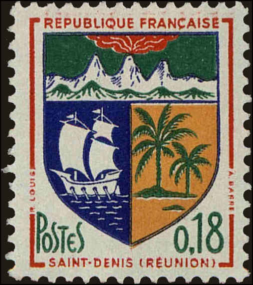 Front view of France 1094 collectors stamp
