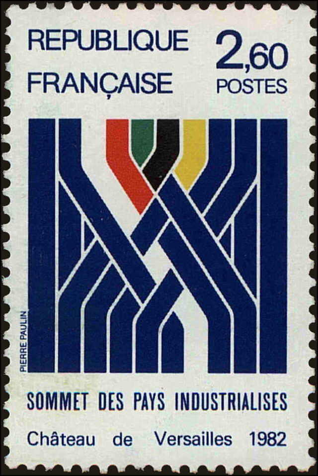 Front view of France 1836 collectors stamp