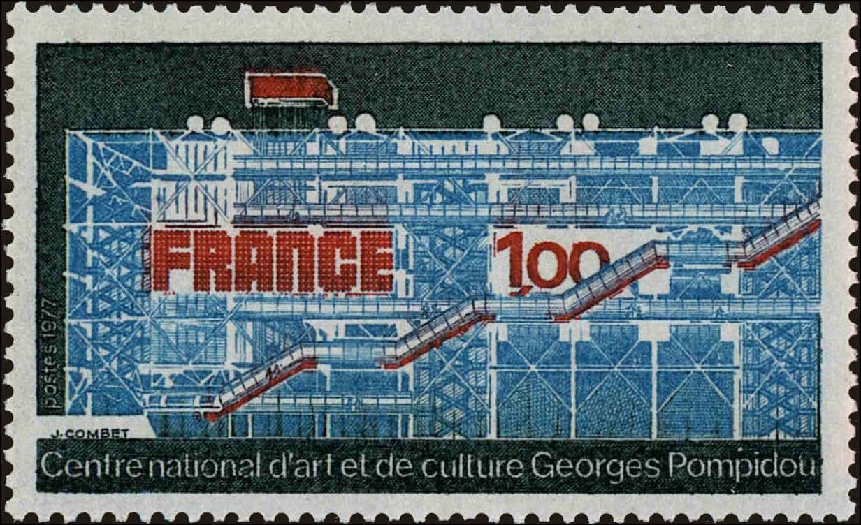 Front view of France 1515 collectors stamp