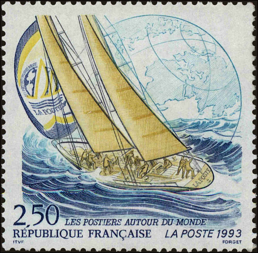 Front view of France 2319 collectors stamp