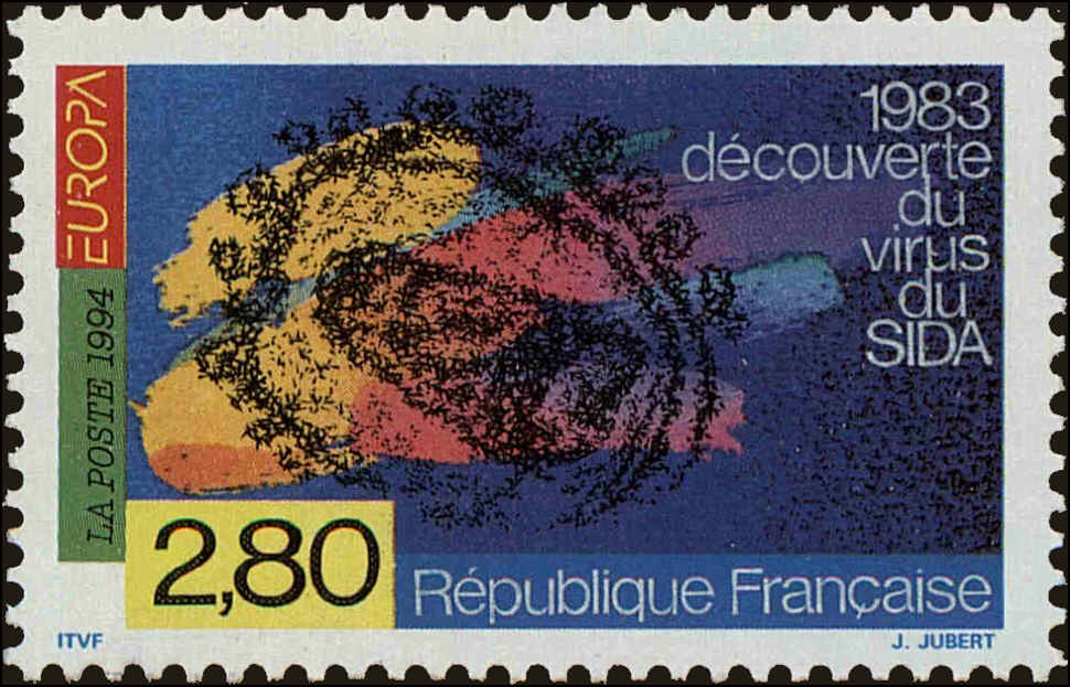 Front view of France 2419 collectors stamp