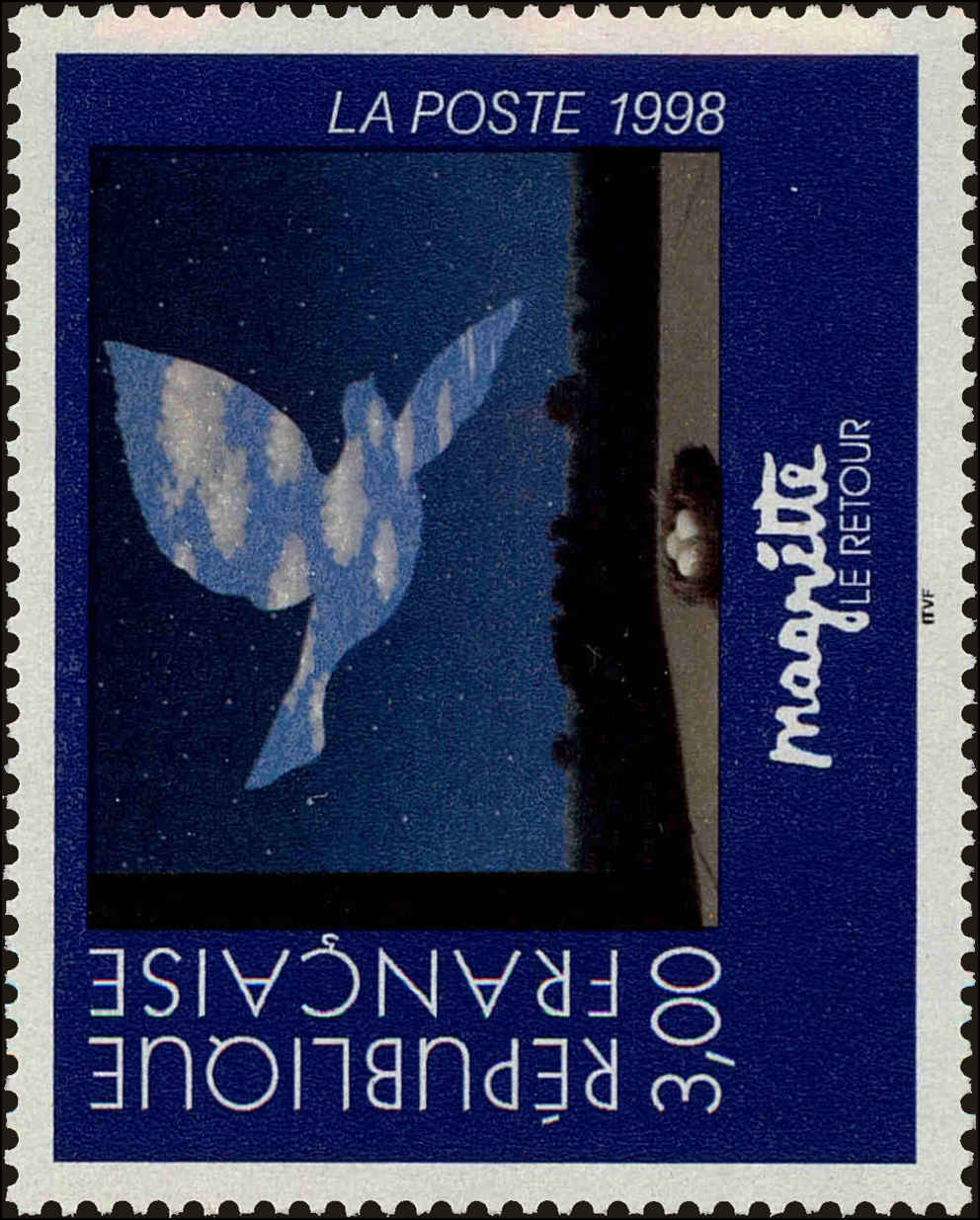 Front view of France 2637 collectors stamp