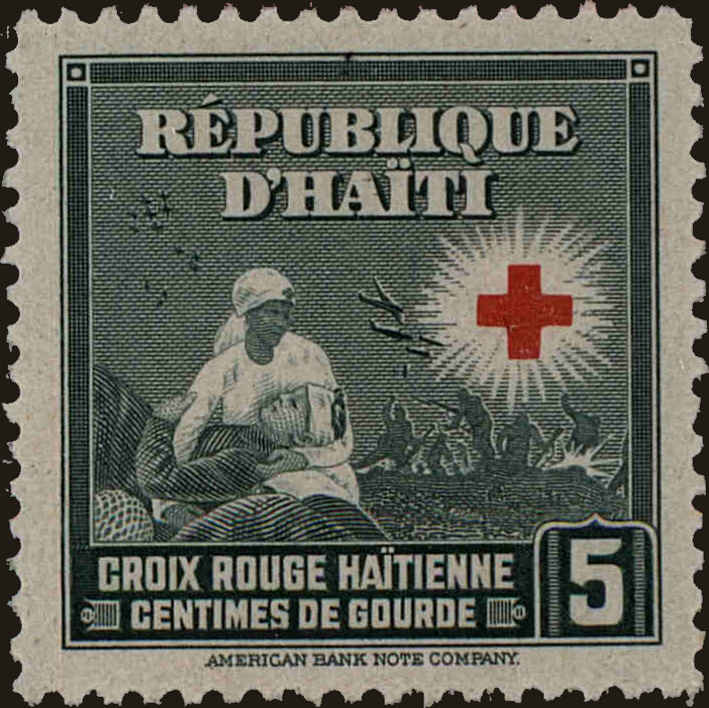 Front view of Haiti 362 collectors stamp
