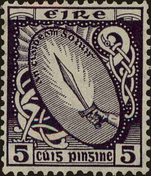 Front view of Ireland 72 collectors stamp