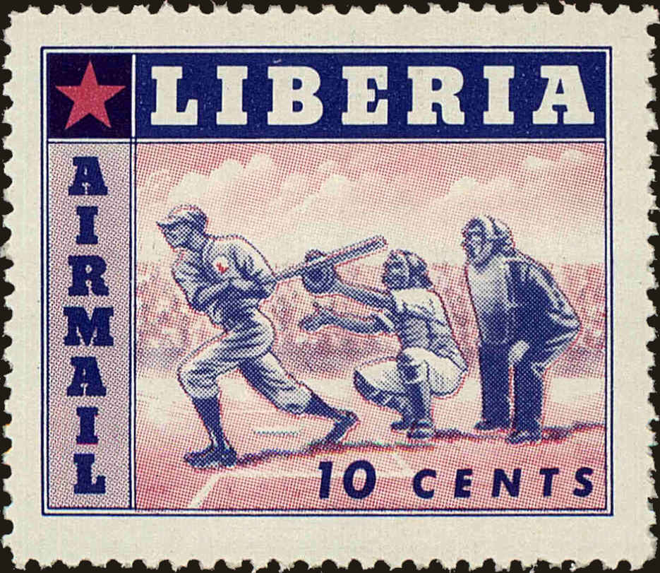 Front view of Liberia C88 collectors stamp