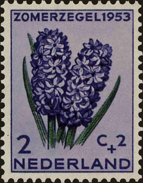 Front view of Netherlands B249 collectors stamp