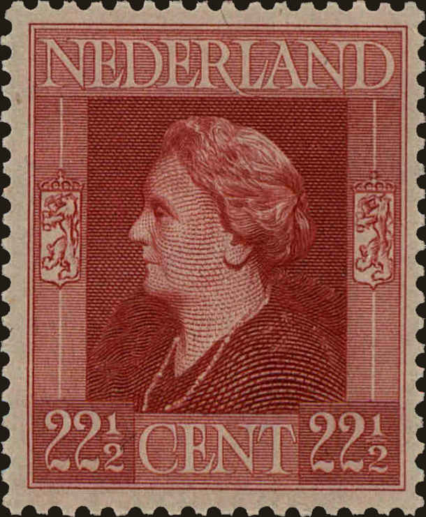 Front view of Netherlands 272 collectors stamp