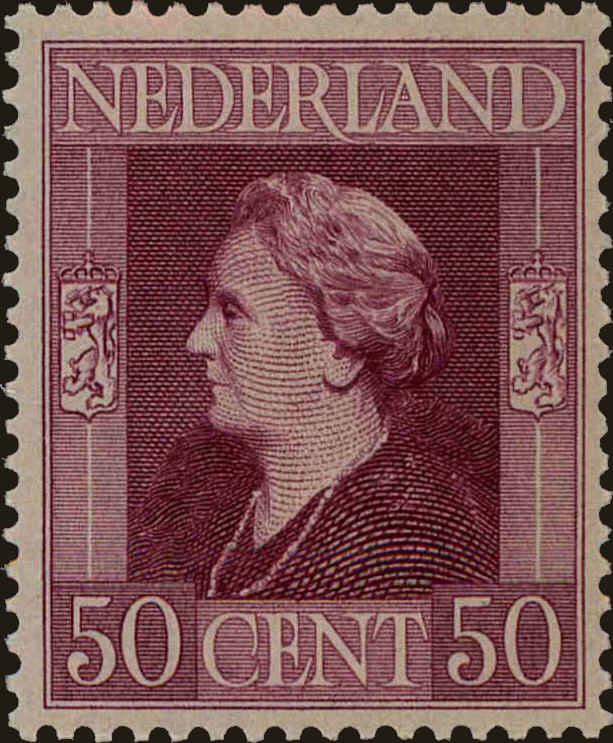 Front view of Netherlands 276 collectors stamp