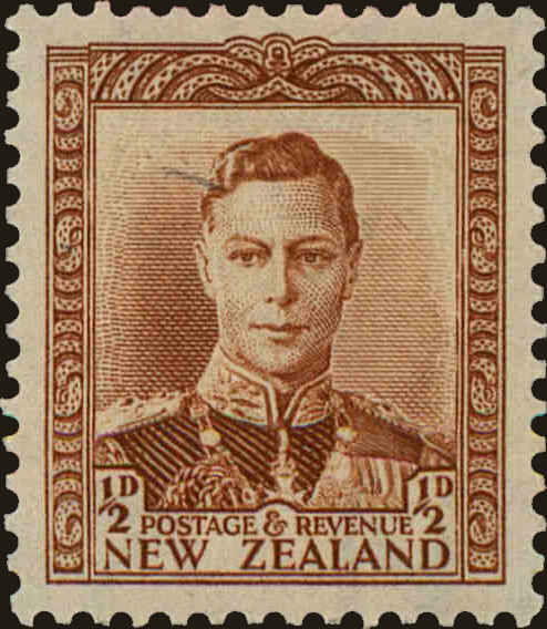 Front view of New Zealand 226B collectors stamp