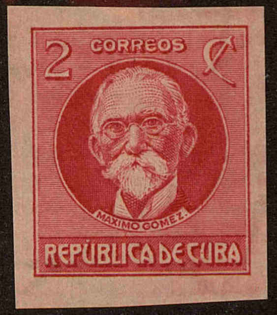 Front view of Cuba (Republic) 281 collectors stamp