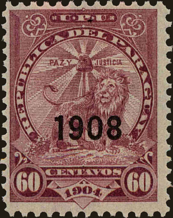 Front view of Paraguay 179 collectors stamp