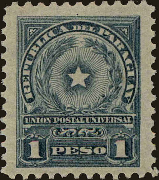 Front view of Paraguay 217 collectors stamp