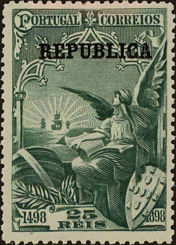 Front view of Portugal 167 collectors stamp