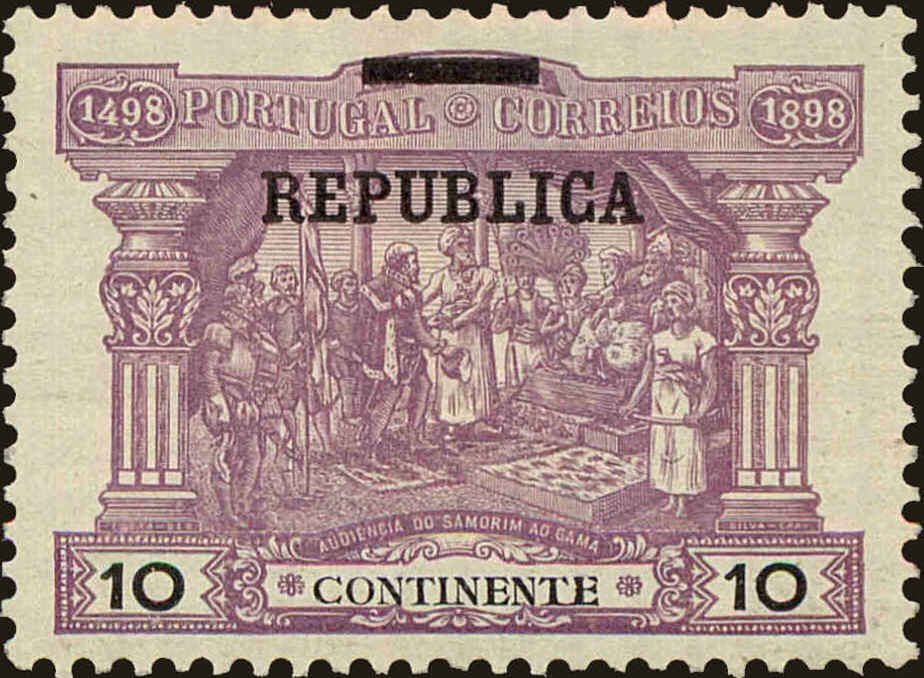 Front view of Portugal 194 collectors stamp
