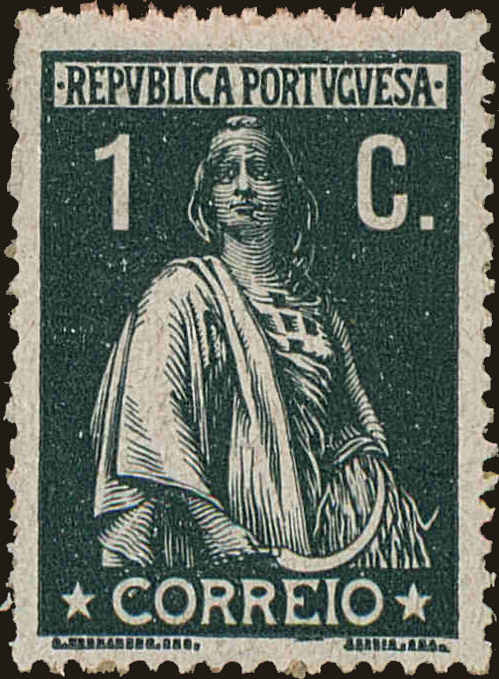 Front view of Portugal 229 collectors stamp