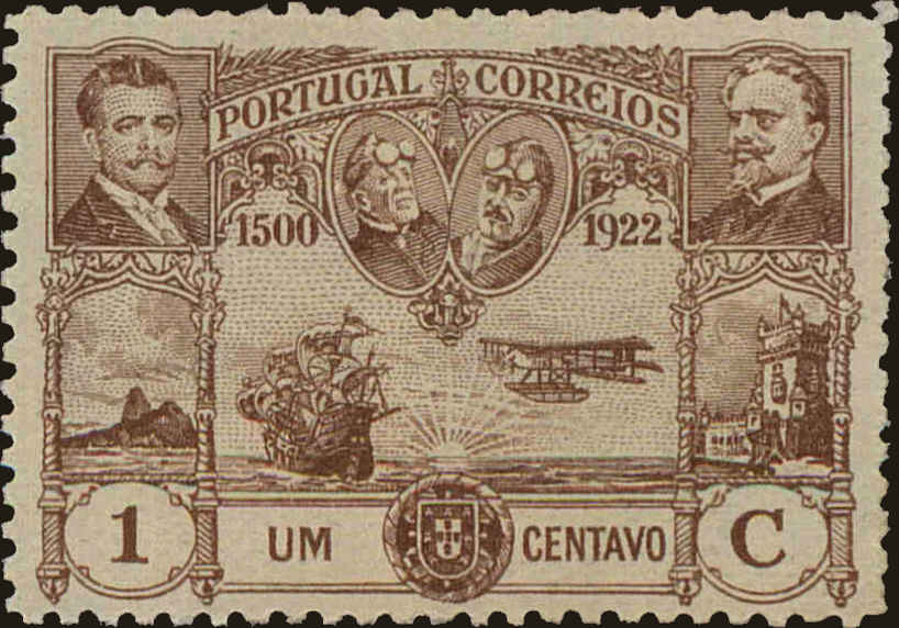 Front view of Portugal 299 collectors stamp