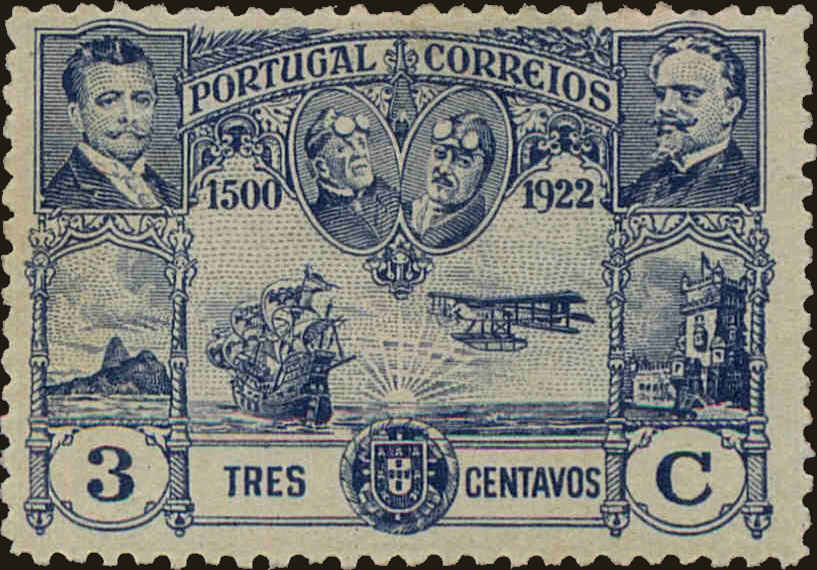 Front view of Portugal 301 collectors stamp