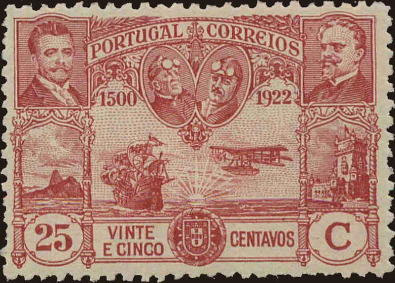 Front view of Portugal 307 collectors stamp