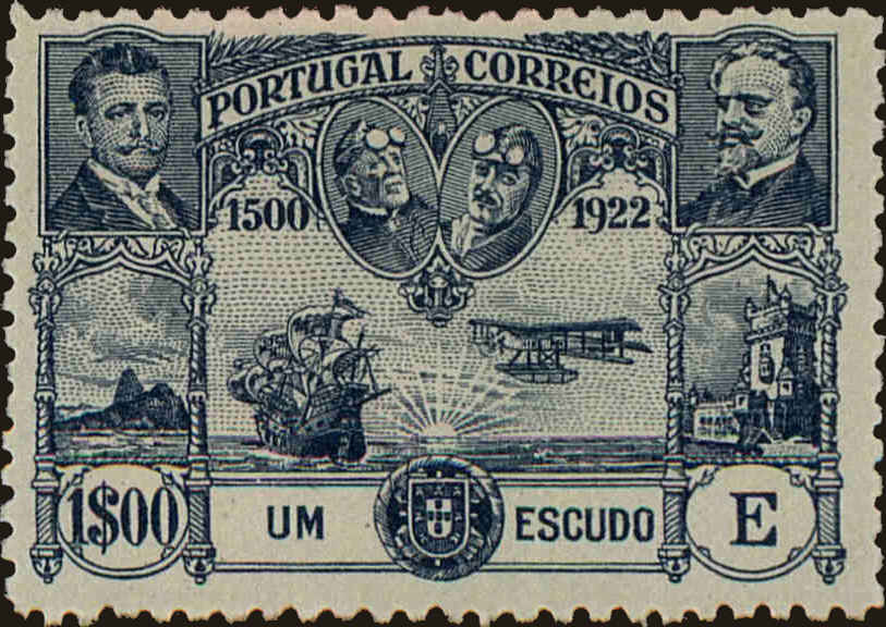 Front view of Portugal 312 collectors stamp