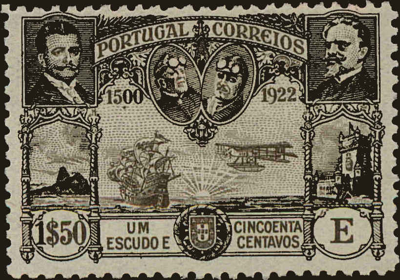 Front view of Portugal 313 collectors stamp