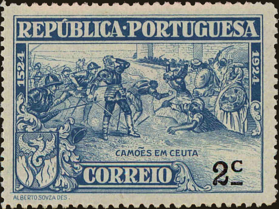 Front view of Portugal 315 collectors stamp