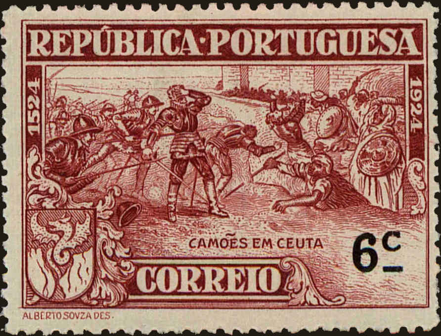 Front view of Portugal 319 collectors stamp