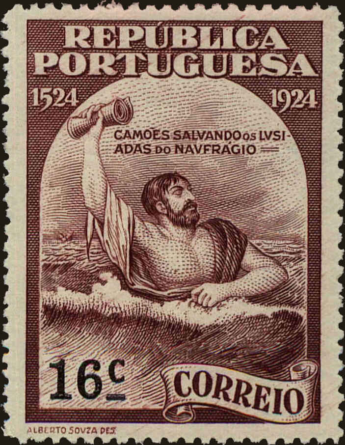 Front view of Portugal 323 collectors stamp
