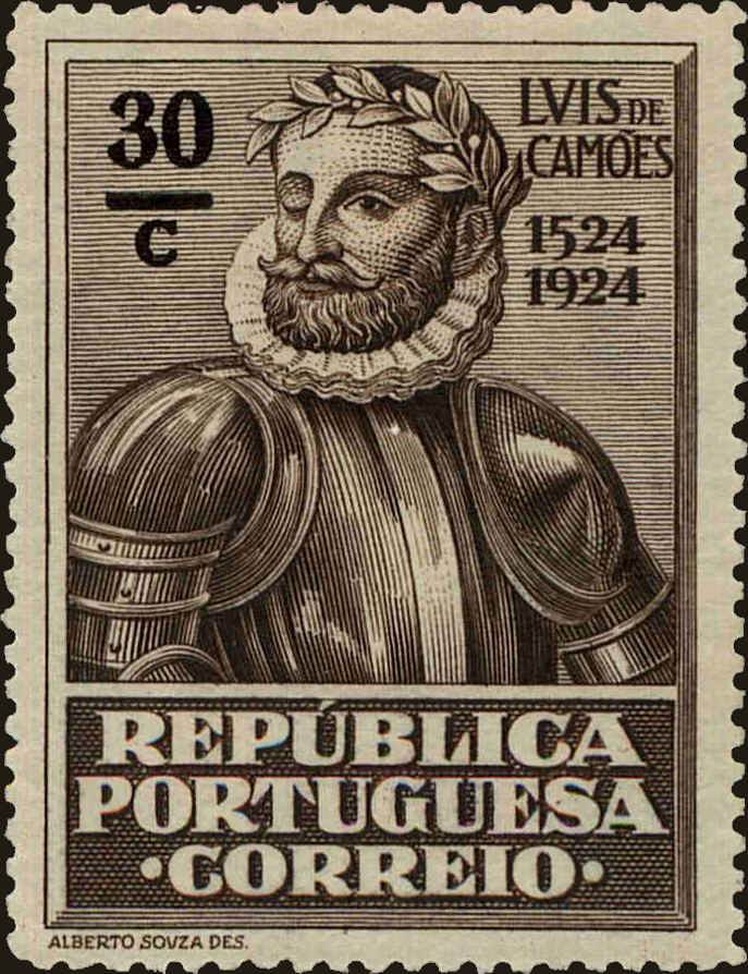 Front view of Portugal 326 collectors stamp