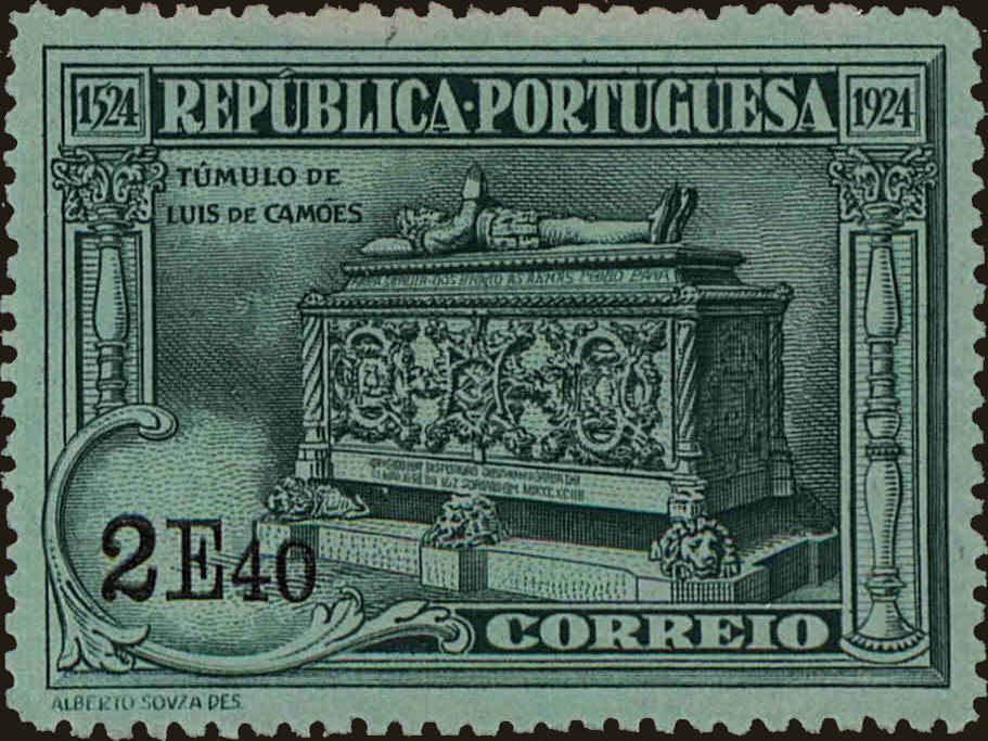 Front view of Portugal 340 collectors stamp