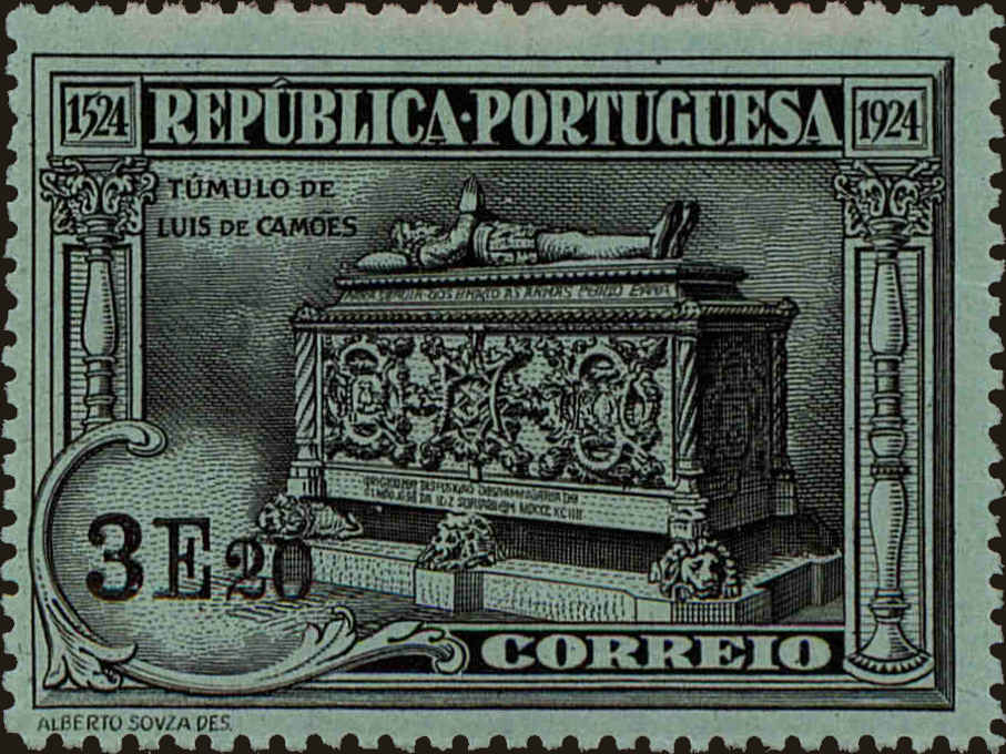 Front view of Portugal 342 collectors stamp