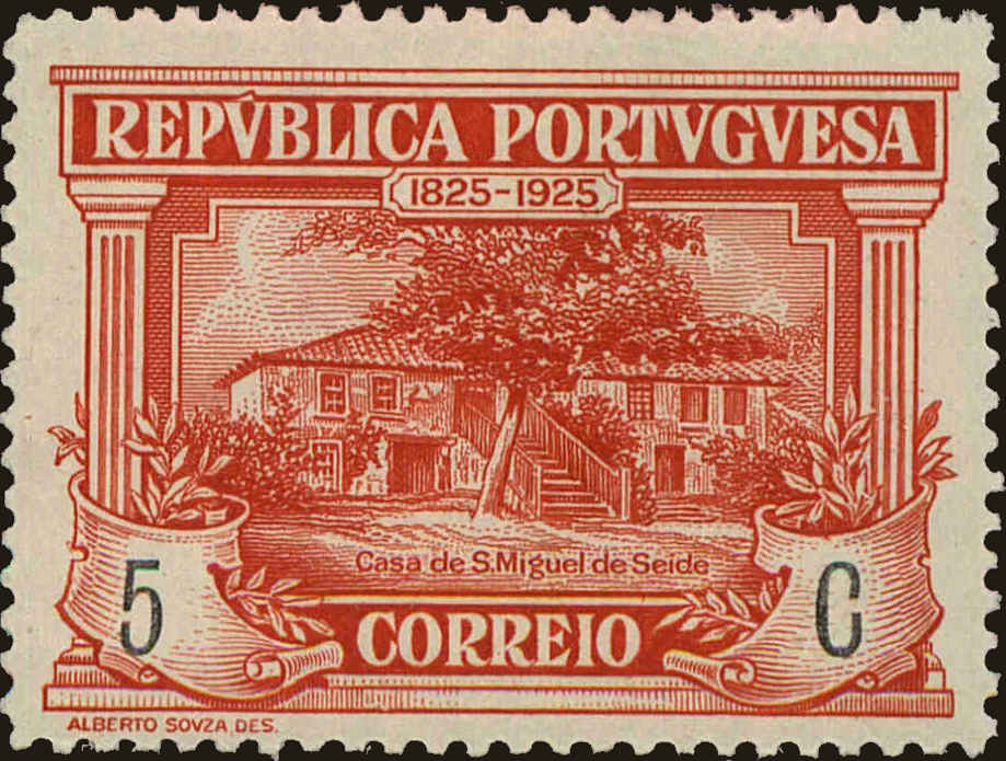 Front view of Portugal 349 collectors stamp